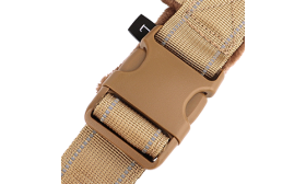 Brown soft padded reflective dog harness with no-pull design, enhanced visibility with adjustable straps, secure buckle.