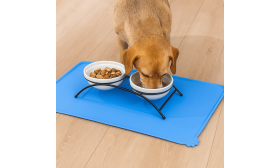Waterproof Silicone Dog Feeding Mat with Raised Edges - Perfect Pet Bowl Mat Waterproof Silicone Dog Feeding Mat with Raised Edges - Perfect Pet Bowl Mat