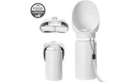 Collapsible Dog Water Bottle 550ml - Food Grade Silicone Pet Water Travel Bowl Collapsible Dog Water Bottle 550ml - Food Grade Silicone Pet Water Travel Bowl