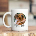 Personalised Dog Mug with Round Shaped Photo - Custom Gift for Dog Owners