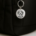 Personalised Dog Keyring - Turn your Pet's Photo into an Engraved Drawing